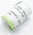 Gp Batteries Industrial Cells/batteries - 1,2v-1100mah Industrial Battery W. Solder Feet Ni-mh 17mm X